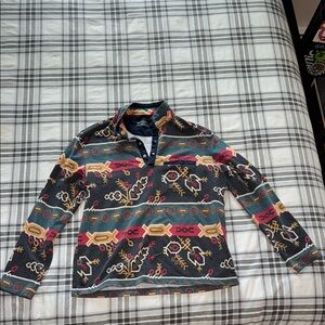 UnTuckit Patterned Long Sleeve Pullover